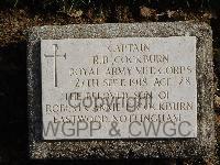 Bralo British Cemetery - Cockburn, Robert Bowes